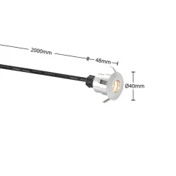 Lindby Gracelle LED-bakkespot, 3 stykk rundt