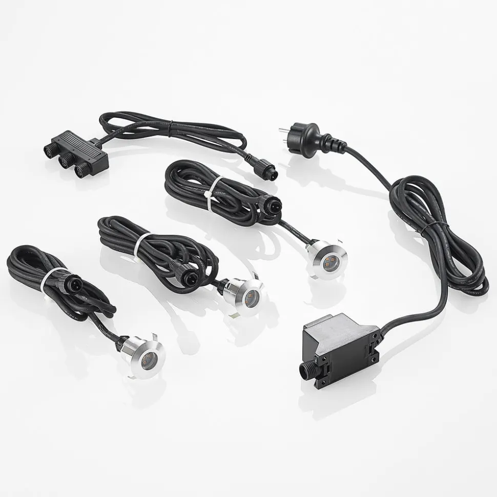 Lindby Gracelle LED-bakkespot, 3 stykk rundt