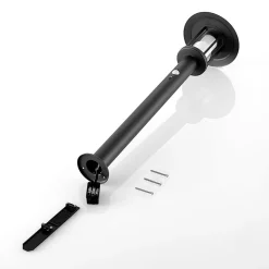 Lindby Gregory LED-veilampe, 76 cm, sensor, mørkegrå, IP44