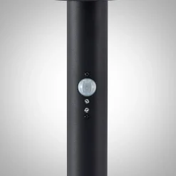 Lindby Gregory LED-veilampe, 76 cm, sensor, mørkegrå, IP44