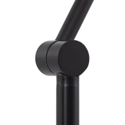 Lindby gulvlampe Corali, svart, metall, høyde 176,5 cm