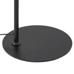 Lindby gulvlampe Corali, svart, metall, høyde 176,5 cm