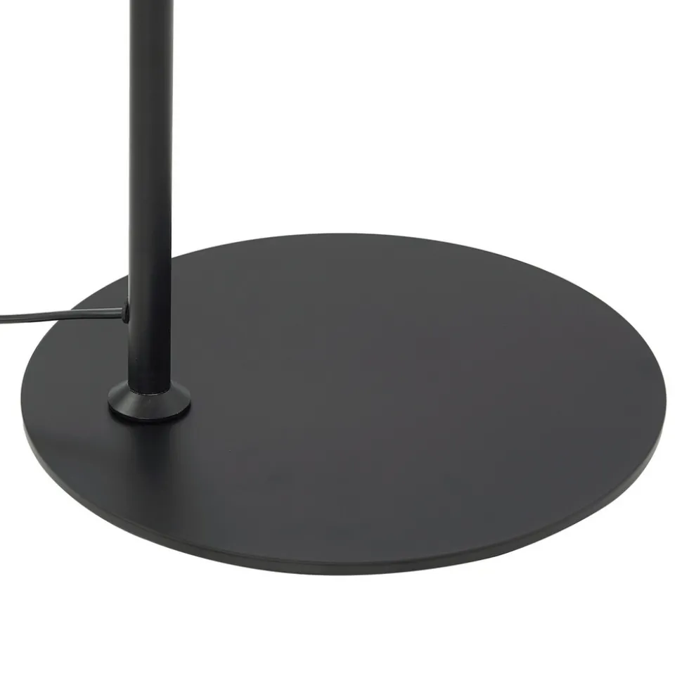 Lindby gulvlampe Corali, svart, metall, høyde 176,5 cm