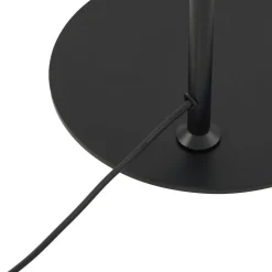 Lindby gulvlampe Corali, svart, metall, høyde 176,5 cm