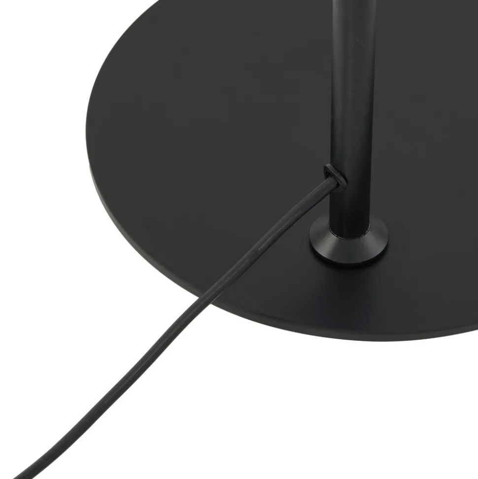 Lindby gulvlampe Corali, svart, metall, høyde 176,5 cm