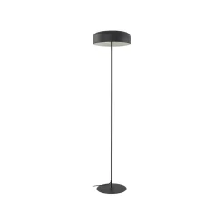 Lindby gulvlampe Edion, svart, metall
