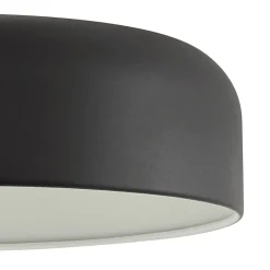 Lindby gulvlampe Edion, svart, metall