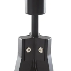 Lindby gulvlampe Herry, svart, tre, stativ, 153 cm