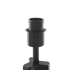 Lindby gulvlampe Herry, svart, tre, stativ, 153 cm