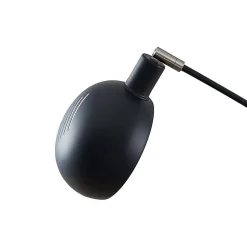 Lindby gulvlampe Jewa, svart, metall, 5 lyskilder, E14