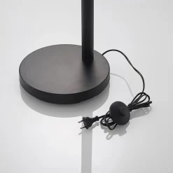 Lindby gulvlampe Jewa, svart, metall, 5 lyskilder, E14