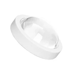 Lindby gulvlampe Jyla, hvit, linse, 3000K, GX53, jern