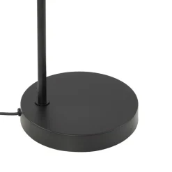 Lindby gulvlampe Kaida, svart, metall