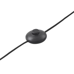 Lindby gulvlampe Leia, sølv, metall, 180 cm, roterbar, E27