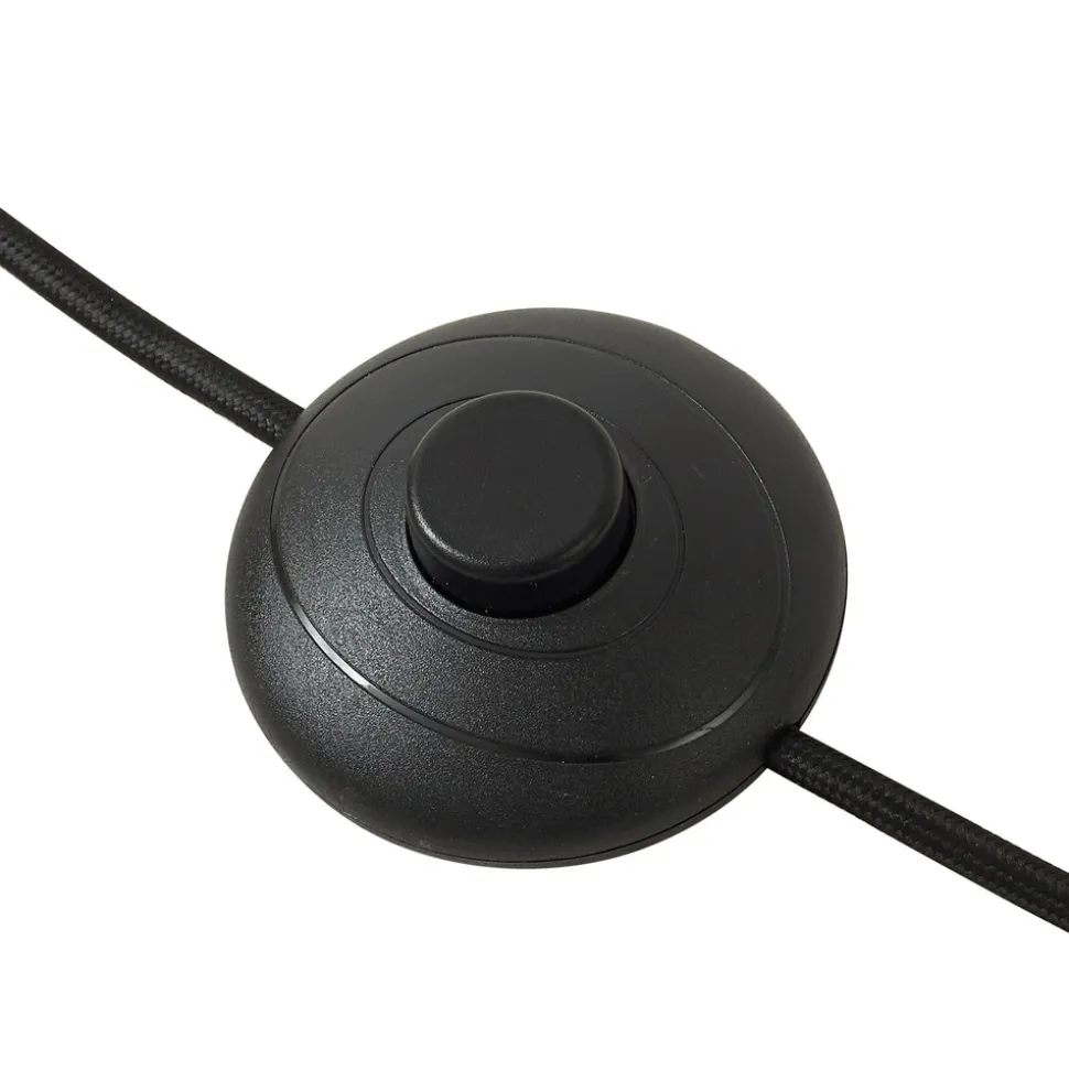 Lindby gulvlampe Lelia, ravfarget, glass, metall, 150 cm