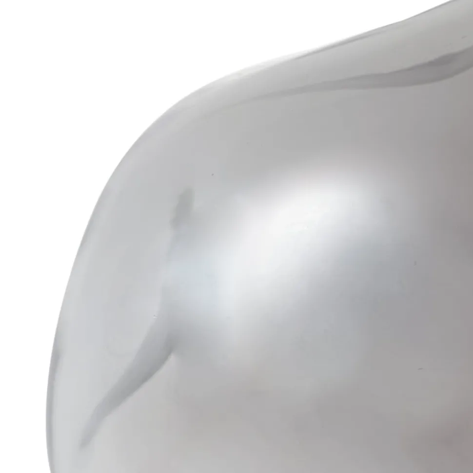 Lindby gulvlampe Lelia, røykgrå, glass, metall, 150 cm