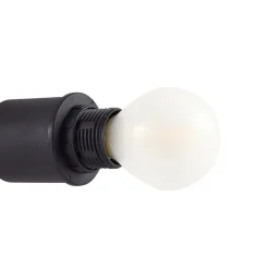 Lindby gulvlampe Lielle, naturlig bambus, 5 lyskilder, 190 cm