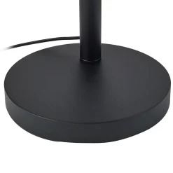 Lindby gulvlampe Nanika, svart/gull, 202 cm, E27, 3 lyskilder.