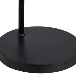 Lindby gulvlampe Nimbora, 150 cm, svart, glass, metall