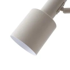 Lindby gulvlampe Ovelia, beige, metall, E27