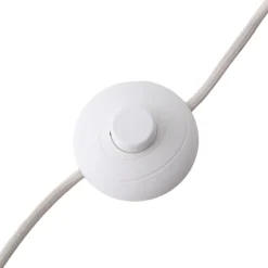 Lindby gulvlampe Ovelia, beige, metall, E27