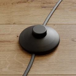 Lindby gulvlampe Sonika, 175 cm, nikkelfarget, glass, E27