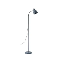 Lindby gulvlampe Tebbi, blå, metall, høyde 150 cm