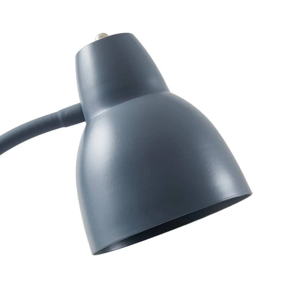 Lindby gulvlampe Tebbi, blå, metall, høyde 150 cm