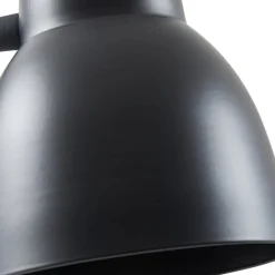 Lindby gulvlampe Tebbi, svart, metall, høyde 150 cm