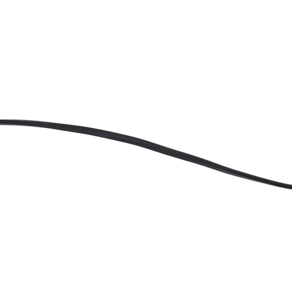 Lindby gulvlampe Tonka, svart/gull, metall, Ø 25 cm