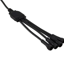 Lindby Heath LED-lampe med jordspyd, 4 stk, svart