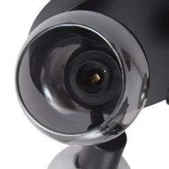 Lindby Hedvig taklampe, rund, svart, 3 lyskilder.