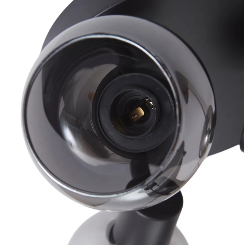 Lindby Hedvig taklampe, rund, svart, 3 lyskilder.