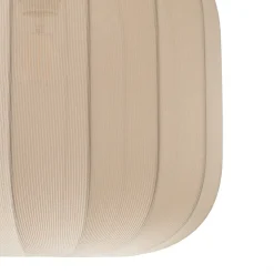 Lindby Helin taklampe, beige, stoff, Ø 35 cm
