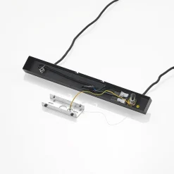 Lindby hengelampe Baliko, svart/messing, 5 lyskilder, GU10