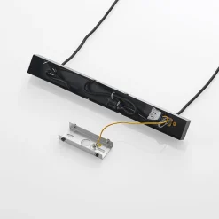 Lindby hengelampe Baliko, svart, 116 cm, 5 lyskilder, GU10