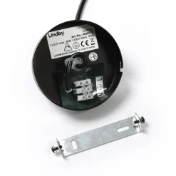 Lindby hengelampe Cliona, svart, metall, Ø 31 cm, E27