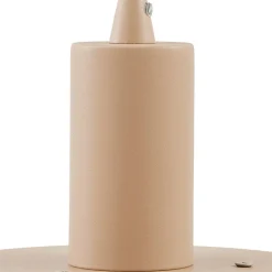 Lindby hengelampe Elorri, beige, Ø 38 cm, metall