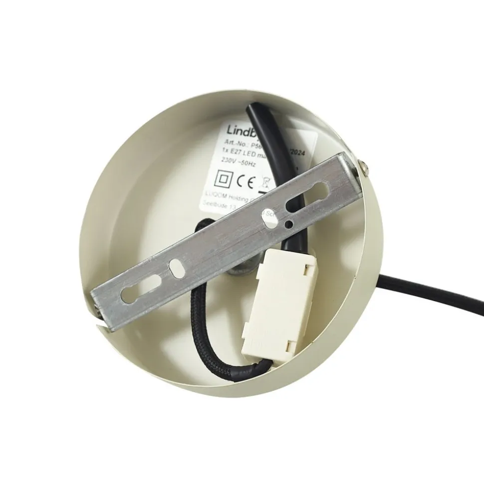 Lindby hengelampe Elover, lysegrønn, Ø 45 cm, jern