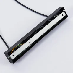 Lindby hengelampe Emily, 72 cm, svart, 3 lyskilder, metall