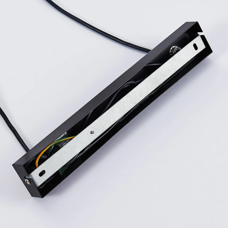 Lindby hengelampe Emily, 72 cm, svart, 3 lyskilder, metall