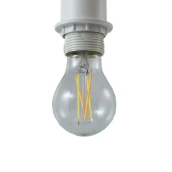 Lindby hengelampe Helin, hvit, Ø 35 cm, stoff