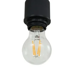 Lindby hengelampe Hildur, Ø 35 cm, røykgrå, glass, E27