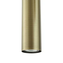 Lindby hengelampe Joffrey, Ø 24 cm, messing, 3 lyskilder, GU10