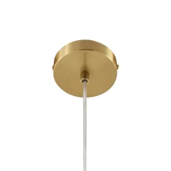 Lindby hengelampe Kupla, opal/klar, glass, 1 lyskilde, G9