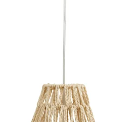Lindby hengelampe Miryam, naturlig hampetau, Ø 40 cm
