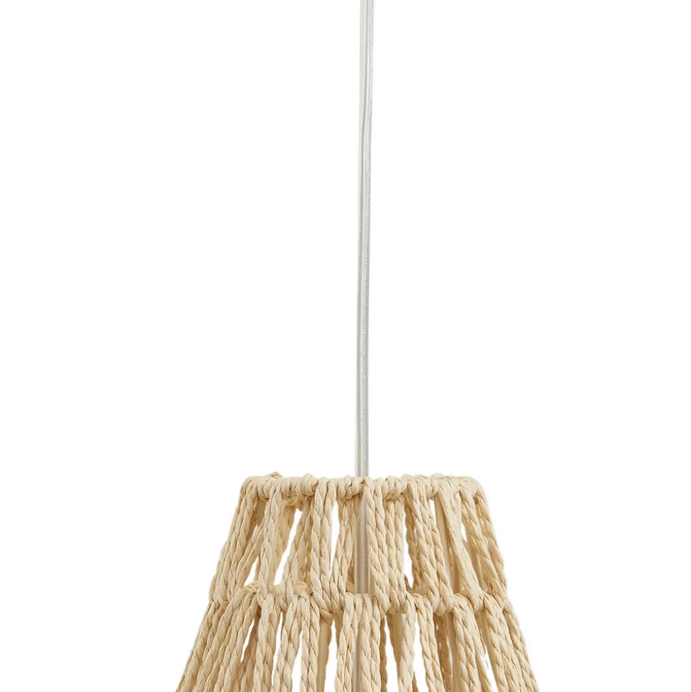 Lindby hengelampe Miryam, naturlig hampetau, Ø 40 cm