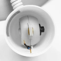 Lindby hengelampe Nadija, grå, 43 cm, høydejusterbar, E27