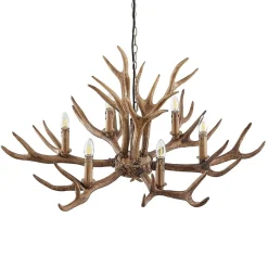 Lindby hengelampe Tejask, Ø 102 cm, 6 lyskilder, gevir, E14