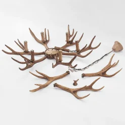 Lindby hengelampe Tejask, Ø 102 cm, 6 lyskilder, gevir, E14